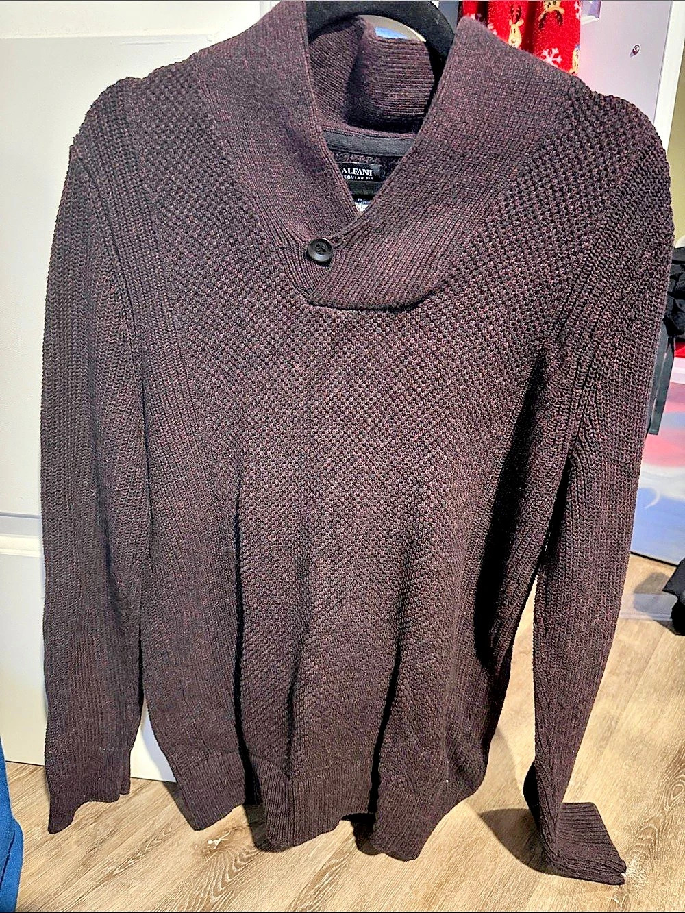 Alfani Men's Brown Turtleneck Sweater